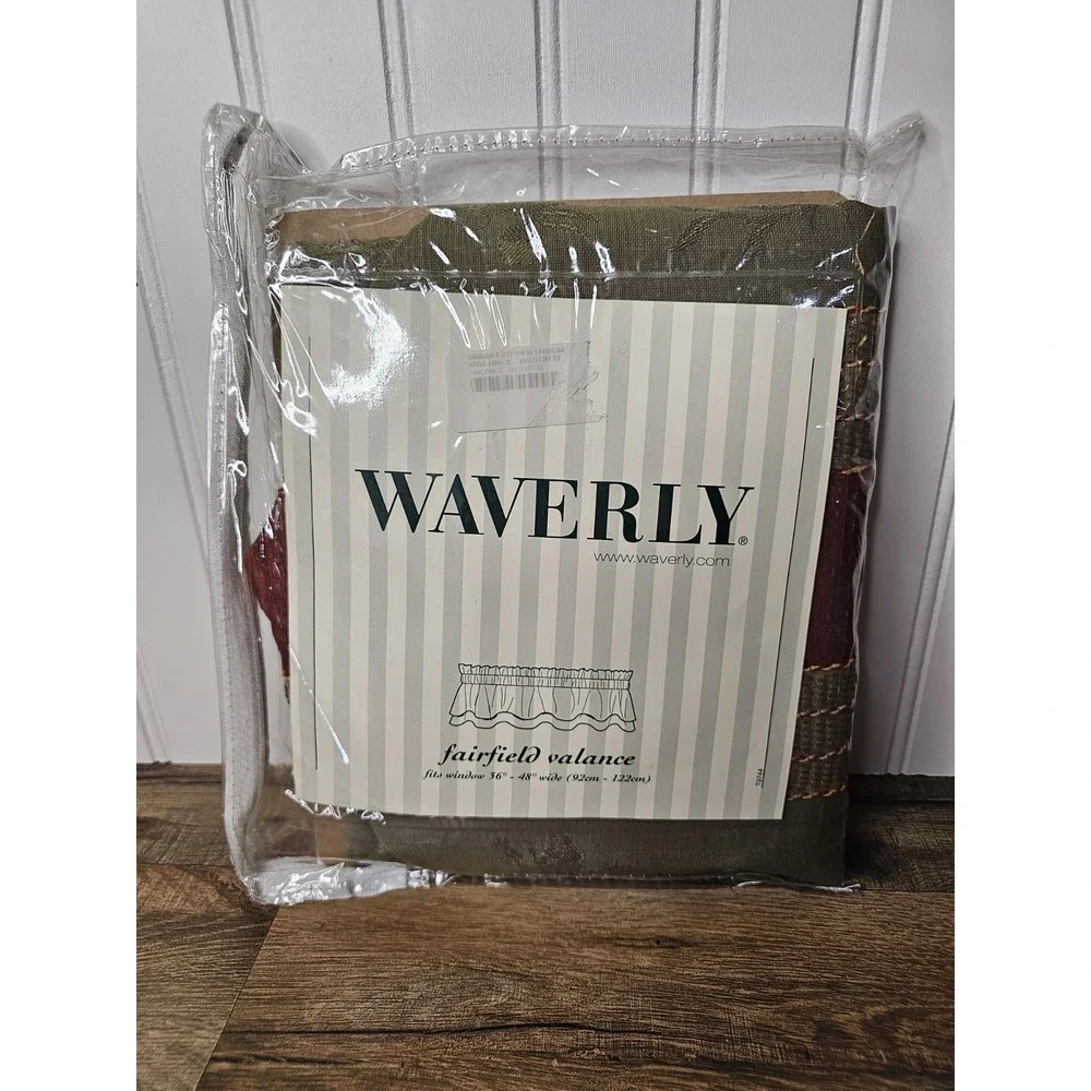 Waverly Fairfield Lucky Charm Harvest Valance New Vintage